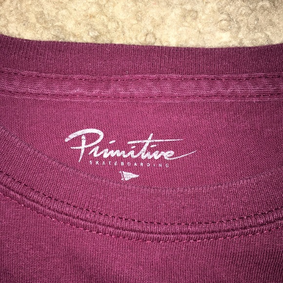 Primitive Burgundy Tee - Picture 5 of 5